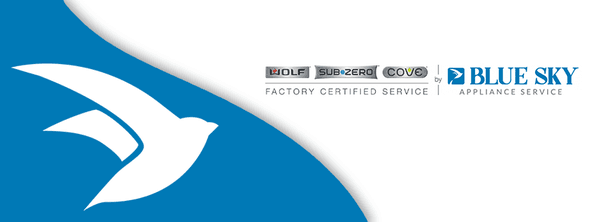 Blue Sky Appliance Service is Factory Certified for service on all Sub-Zero, Wolf, and Cove appliances. From Wolf Coffee Makers to Sub-Zero