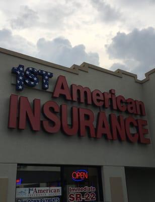 Come visit us at 1st American Insurance