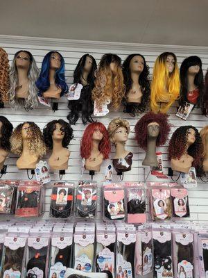 some of the available wigs