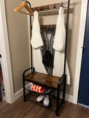 robes and amenities