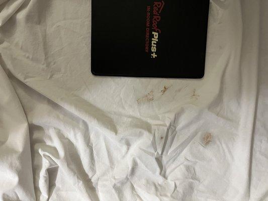 Stains on sheets