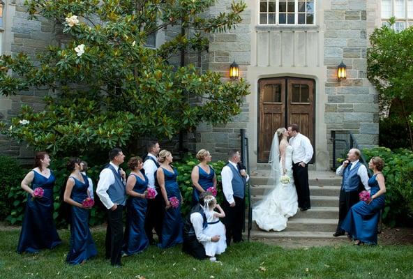 Beautiful wedding in Chester County- photo by Brett Martelli