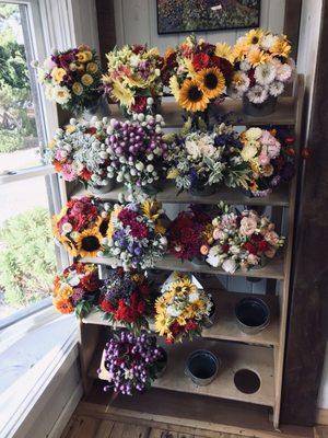 Lovely fresh flower bouquets