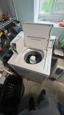 Comercial washer no spin problem repair