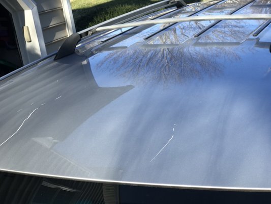 Roof scratches