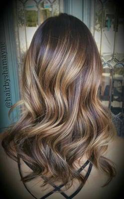 More Balayage highlights and lowlights by Shamayne Ashton.