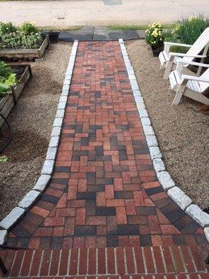 The team from Exteriorscape created a new, elegant walkway for my home. They worked very hard and completed the job in one day.