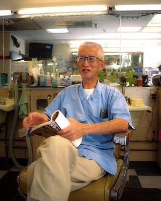 The man, the barber. Years in the making.