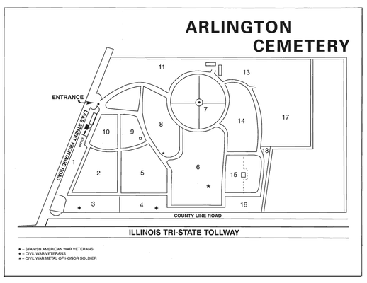 Our cemetery map for your convenience.