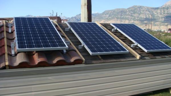 Solar park displays, American Fork,  Utah.