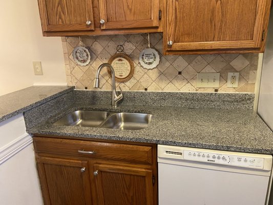 Back splash and counter tops