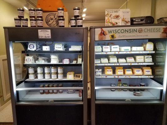 Cheese to the left - Cheese to the right.  Imported cheese and Hand Crafted Artisan Cheeses from Keystone Farm Cheese of Wisconsin