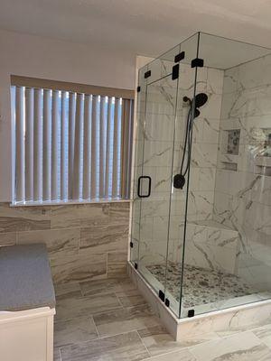 Full master bathroom remodeling