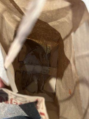 Chipotle carry out bag