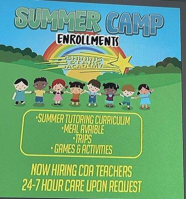 Summer camp banner