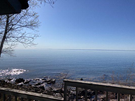 Lake Superior from our cabin