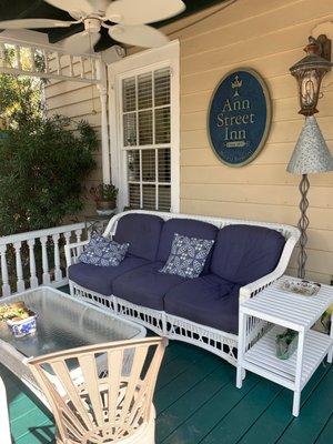 downstairs patio