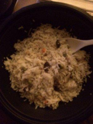 Bad picture of very flavorful rice!