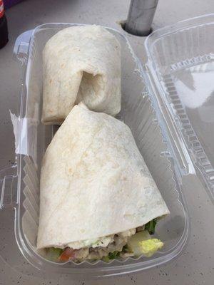 Chicken Cesar wrap