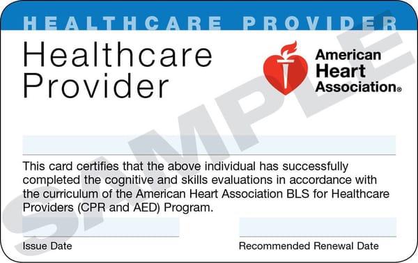 AHA Healthcare Provider