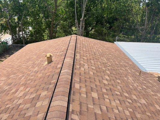 Completed Roof Replacement in South Houston.