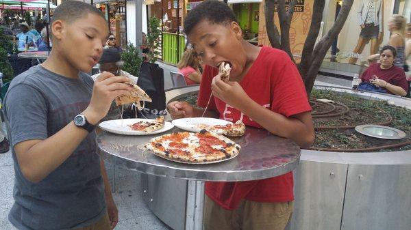 My boys look forward to their Bee Sting pizza every year at Broadway bites!!!