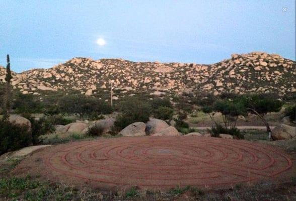 The Labyrinth at Madre Grande Monastery.