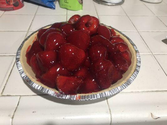 Pie made with Williamson Produce strawberries