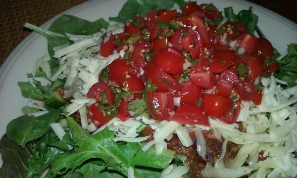 Wonderful and fresh Organic Taco Salad