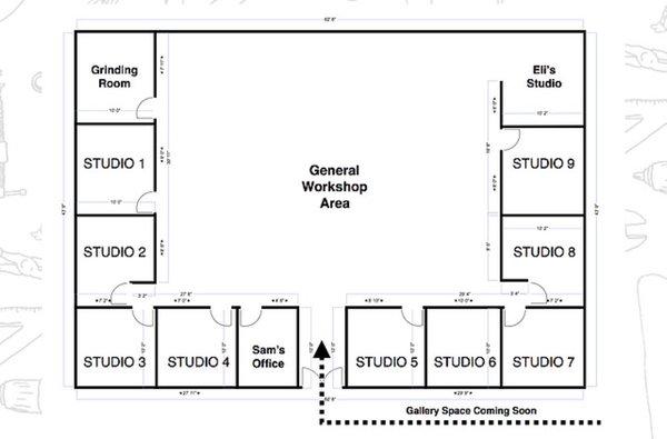 Chicago Maker Space layout