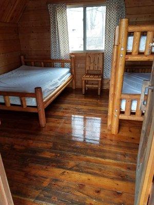 Inside of rental cabin