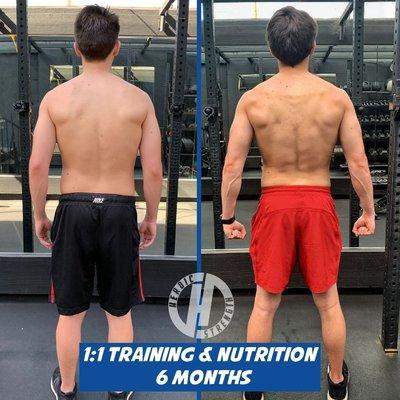 This client came to us wanting to get into superhero shape. He received in-person training with Saul and a customized Nutrition Plan.