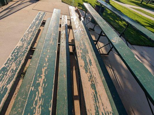 The bleachers need an upgrade