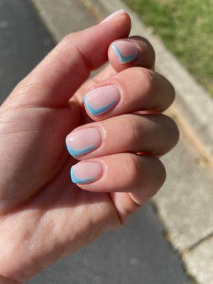 Gel/SNS mani design