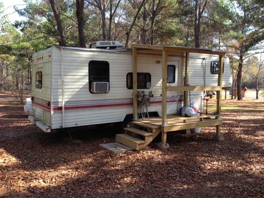 One of the RV's people can rent by the month.