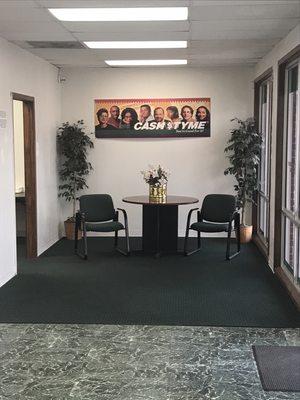 Money Tyme Payday Loans in Yazoo City - inside lobby