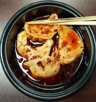 I asked for dumplings in a spicy oil sauce and the made it! 2 thumbs up!