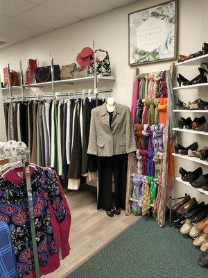 Our boutique is meticulously organized maintained by a staff of awesome volunteers!