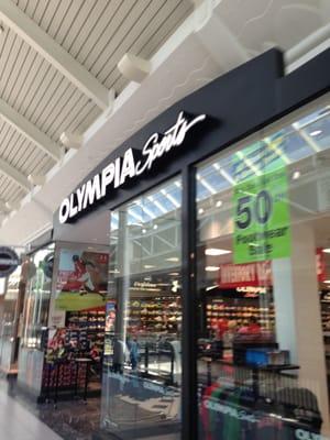 Marlborough Olympia Sports -- Solomon Pond Mall : 601 Donald Lynch Boulevard, Marlborough              Storefront