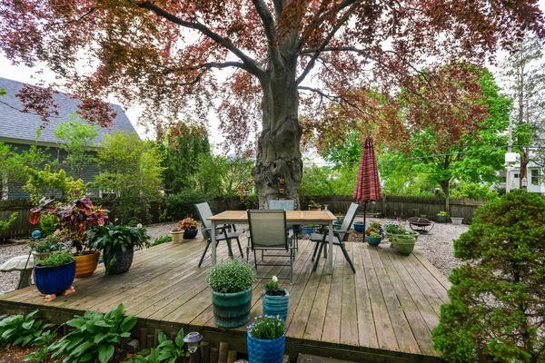 Beautiful elevated patio!