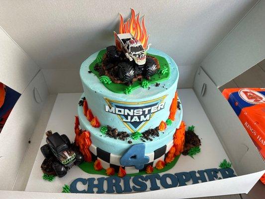 Monster Jam Cake