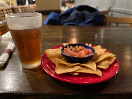 Beer Chips and Salsa because it's Thursday.