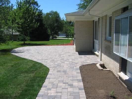 Paver patio