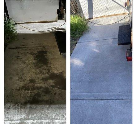 Good truck patio cleaning!