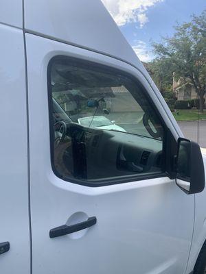 Passenger side van window replacement