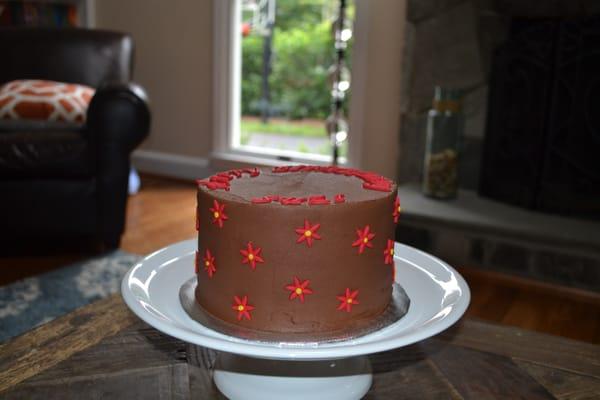 simple 6 inch birthday cake