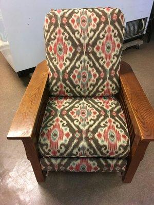 Antique recliner.