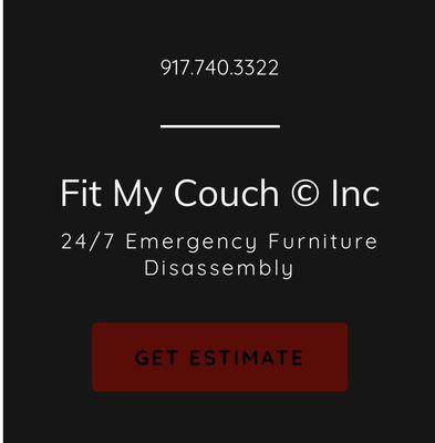 Fit My Couch © Inc. Emergency Furniture Reassembly