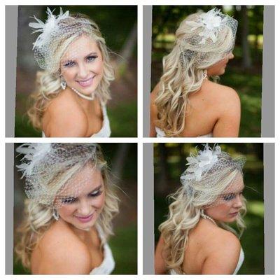 Wedding hair and makeup:)