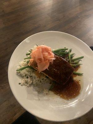 Salmon with Jasmine Rice